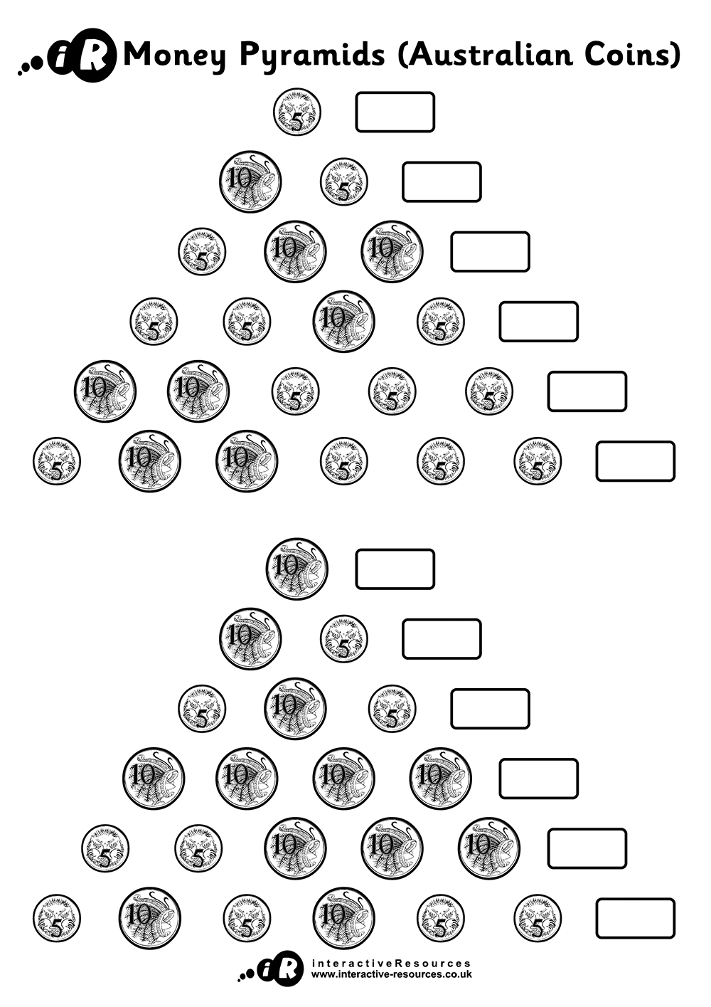 Australian Money Worksheet