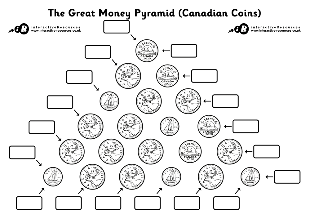 Canadian Money Worksheet