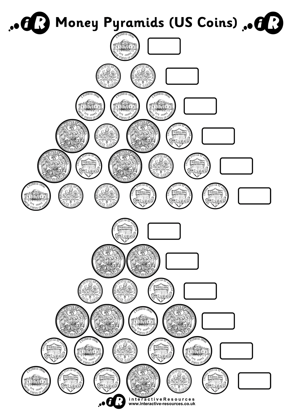 US Money Worksheet